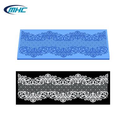 China New Viable Sugarcraft Supply Silicone 3D Printing Mat Cake Lace Assortment for sale