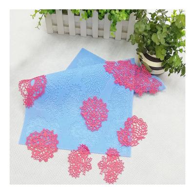 China Viable Multilayer Fondant Silicone Icing Large Lace Mat Decorating Cake Tools for sale