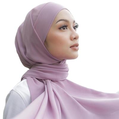 China Hot Selling Chiffon Back Hijabs Factory Daily Life 2914 Chinese Wholesale Chiffon Hijabs For Muslim Women for sale