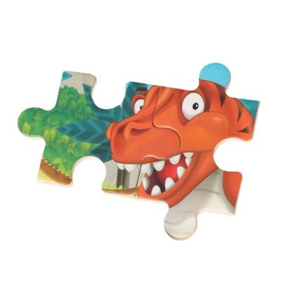 China F3-413 Cartoon Wooden Jigsaw Puzzle Children Animals 8 Educational Toys First Grade Flat Jigsaw Education Wholesale for sale