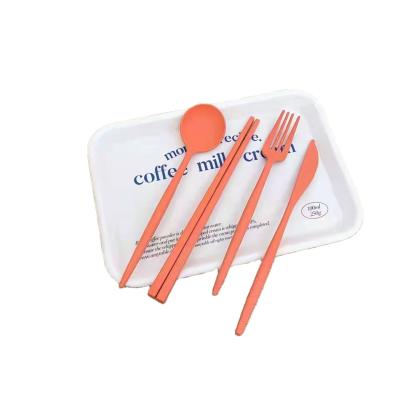 China Eco-Friendly Disposable Cornstarch Utensils 100% Disposable Plastic Compostable Forks Spoons Spoon Knives Cutlery for sale