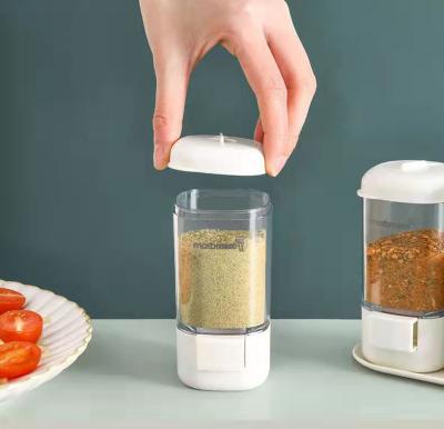 China F1-605 Rotary Sealed Seasoning Box Kitchen Spice Organizer Spice Regulator Rotary Sealed Type Seasoning Bottle Household for sale