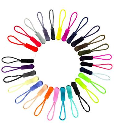 China Other Multi Color PVC Zipper Puller Eco - Friendly Zipper Slider For Clothes , Cusotmzied Black PU Zipper Puller For Bag for sale