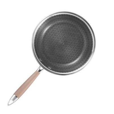 China Various Widely Used Stainless Steel 20cm Pan Egg Fry Pan Frying Modern Factory Sale for sale