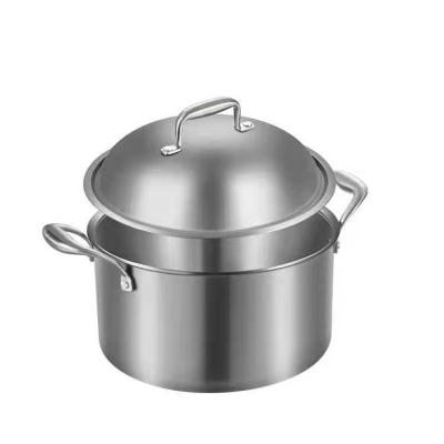 China High Quality Stocked Widely Used Stainless Steel Cast Iron Soup Cooking Pots for sale