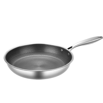 China American Nonstick Stainless Steel Stocked Pan Pentole Frying Style Cookware 30cm 32cm DA in Acciaio Inossidabile Antiaderente for sale