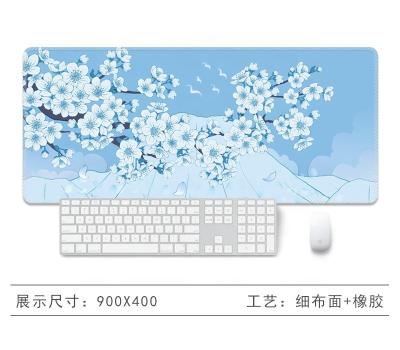 China HEATED Custom E-sports Gaming Printed keyboard Pad Non Slip Material natural rubber Pad Protector Desk Mat Custom Computer Mouse Pad for sale