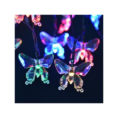 China Christmas Designer Weddings Decoration Butterfly Light Crystal Led Lights for sale