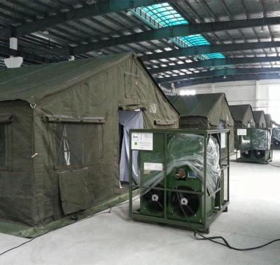 China High quality steel pipe military tent with compartments for sale