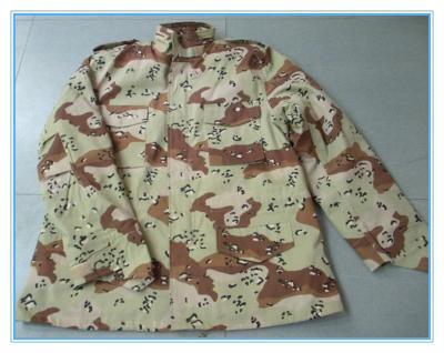 China Rip-stop army jacket m65 field jacket desert camouflage army camouflage uniform for sale