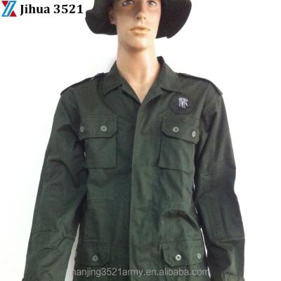 China Supply Jihua 3521 Brand African Country Breathable Wild Animal Patrol BDU Army Uniform for sale