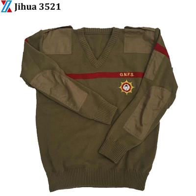 China British Style Ghana FIREFIGHTERS Pullover Sweater for sale