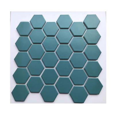 China modern/classic kitchen hexagon ceramic mosaic tile for internal wall for sale