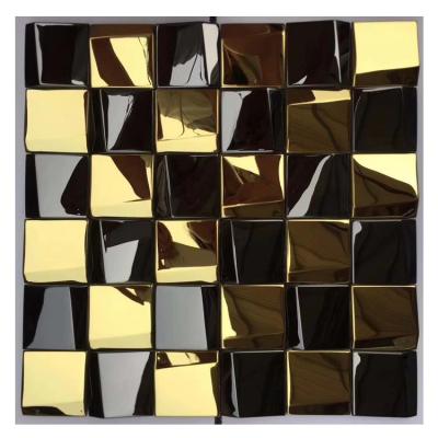 China Modern / Classic Stainless Steel Mosaic Bathroom Floor Tiles Mosaic Wall Bathroom for sale