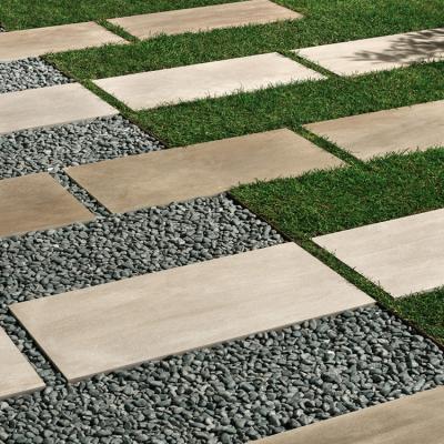 China Heavy Duty Outdoor Flooring Tiles 20x20 Polished / Honed / Matte Granite 60x60 Non Slip Border Traffic Tiles 2mm Thick for sale