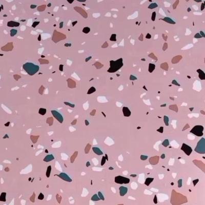 China Polished / Honed / Matte Pink Terrazzo Cement Floor Tiles Price for sale