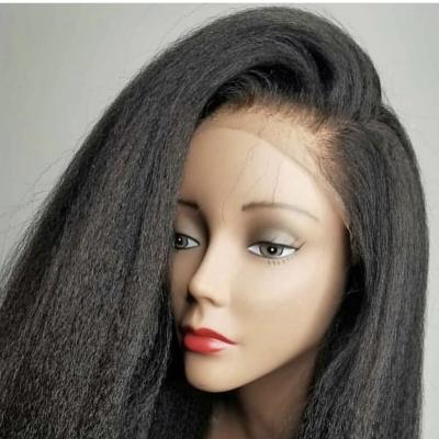 China Indian Raw Straight Curly Lace Front Wig Kinky Straight Lace Front Wigs Human Hair Virgin Hair Wigs for sale