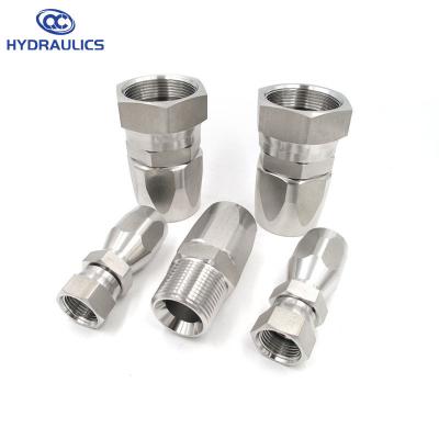 China Connect Pipes Jic 37 Degree Hose Coupling SAE Hydraulic Reusable Hose Fittings for sale