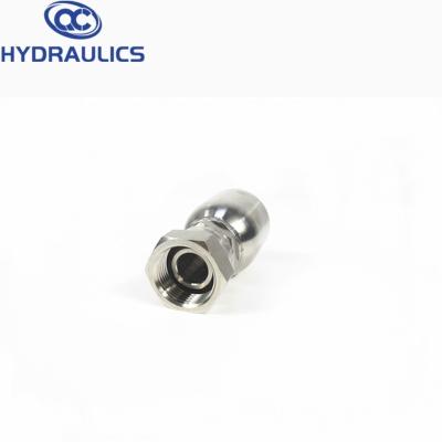 China SS304 43 Series Female Stainless Steel BSP Crimp Hydraulic Fittings for sale