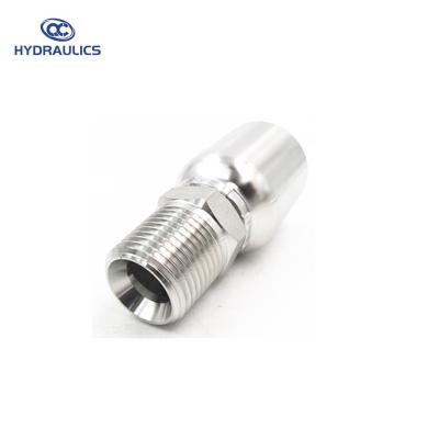 China SS304 SS316/316L SS316Ti 43 NPT Series One Male Patches SS Hydraulic Hose Fittings for sale