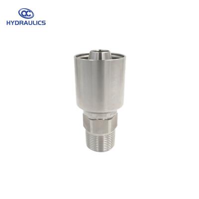 China One Piece Style Parker BW Series Stainless Steel Crimping Pipe Ends Hydraulic Fittings for sale