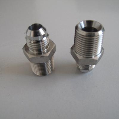 China 1/2 JIC Male X 1/4 Male NPT Hydraulic Fitting And Adapters Equal for sale