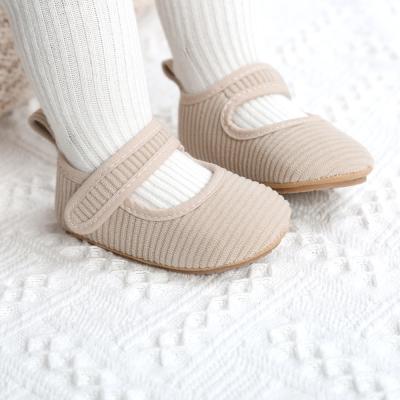 China Baby Corduroy Pit Stripe Baby Shoes Comfortable Color Support Sheer Walking for sale