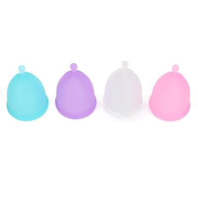 China Eco-friendly Menstrual Cup Collapsible Silicone Menstrual Period Cup for sale