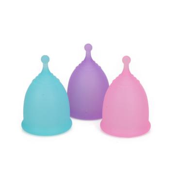 China 100% food grade silicone ladies period copa female menstrual cup cup certificada de copa menstrual silicone menstrual cup for sale