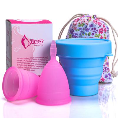 China Free Sample Eco - Friendly Wholesale CE Approved Lady Medical Silicone Menstrual Cup Menstrual Cup for sale