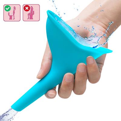 China Portable Female Urinal Sensor Women Travel Urinal Silicone Urinal Holder Fee Female Urinal for sale