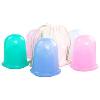 China Wholesale Convenient Running Sale Silicone Massage Cup Cacuum Draining Massage Cupping Threapy Massager for sale