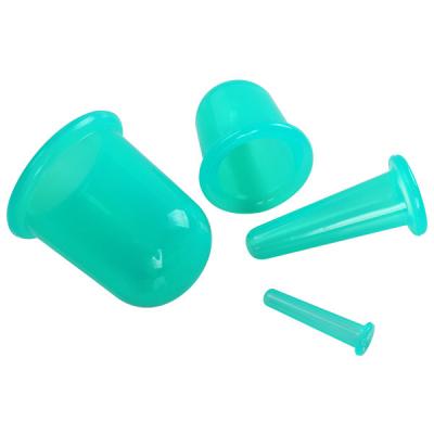 China Deep Cupping Cupping Tools Soft Useful Silicone Face Neck Facial Massager Cup for sale