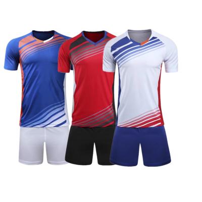 China Fashion Cotton Antibacterial Soccer In Stock Custom Made Football Uniform Custom Made Jersey Soccer Football Shirt for sale