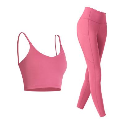 China New High Elasticity Fitness Breathable Clothing Women Summer Sports Yoga Sets for sale