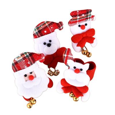 China High Quality Christmas Entertainment Santa Snowman Luminous LED Bracelet Toy Hand Ring Christmas Children's Gift Wristband Toy for sale