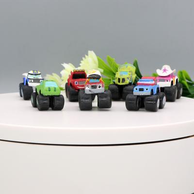 China PVC a variety of colorful cake accessories PVC car model e-commerce gashapon toys egg border dolls for sale