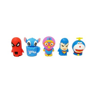 China PU Foaming Slow Rising Squishy Toys Cute Cartoon Toy Whosale Decompression Finger Animal Dolls Pencil Pen Top Case for sale