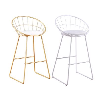 China Free Sample Morden Living Room Gold Metal Fabric Back Mesh Outdoor Egg Platner Arm Ded Room Wire Chair With Silver Blue Base for sale