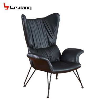 China Free Sample Leisure Living Room Design Lying Lying Inclined Plastic Rocking Rotating Gold For Arm Large Metal Sofa Chair for sale