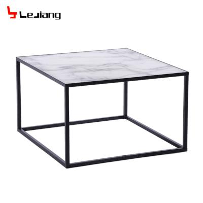 China Free Sample Morden Hot Sell Baroque Marble Metal Base Classic Dining Lifts Brown Coffee Table With Led Lighting for sale