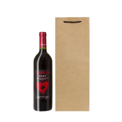 China Recyclable Cheap Wine Paper Carry Bag For Packaging for sale