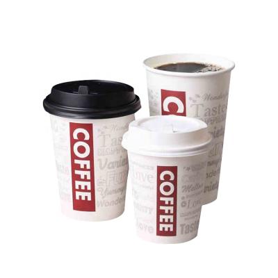 China Custom Single Wall Disposable Hot Drink Paper Cup With Logo for sale