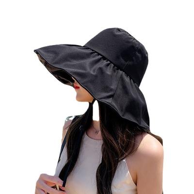 China Sunshade Sun Shade For Women Summer Sun Hat Face Protection Against Fisherman Sun Protection Fishing Bucket Hat UV Hat for sale