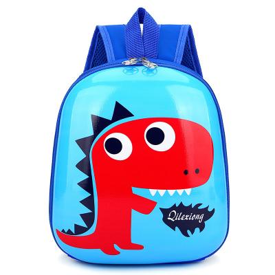 China Cute Spider-Man Eggshell Backpack Dinosaur Kindergarten Shell Backpack 2022 New Waterproof Hard Korean Version Cartoon for sale