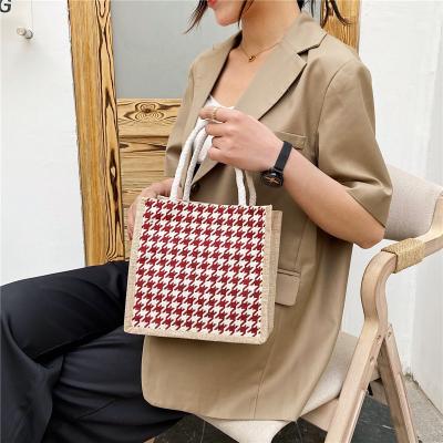 China Other Canvas Bag For Women New Trend Soft Printed Bento Handbag For Girls Small Cloth Bag Work Luxury Handbags For Women for sale