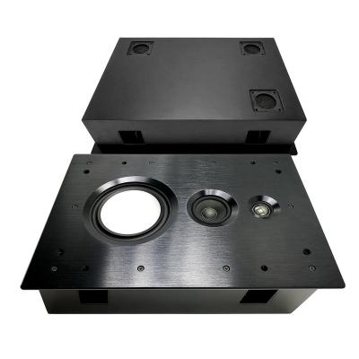 China HOME THEATER Dyatt IW-625HD Inwall Speaker 2022 Hot Sale OEM Gloss Paint Wood 6 inch woofer mid 3 inch channel 1 inch tweeter wall mount for sale