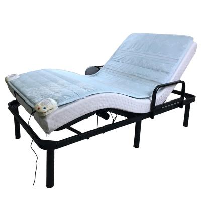 China Latest Designs Wholesale Steel Collapsible Metal Bed Electric Adjustable Base Base Single Bed for sale