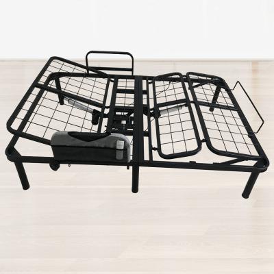 China EUROPEAN Standard Cheap Price Electric Adjustable Bed Full Queen Size Metal Frame for sale