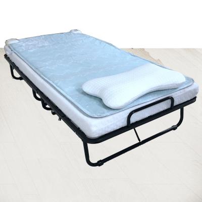 China Foldable made in china metal folding bed single desk extra guest small rollaway bed folding bed for sale